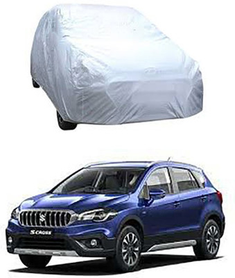 Gromaa Car Cover For Maruti Suzuki S-Cross (Without Mirror Pockets)(Silver)