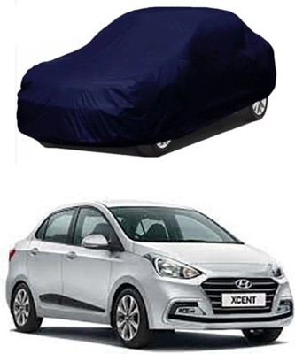 Wild Panther Car Cover For Hyundai Xcent (Without Mirror Pockets)(Blue)