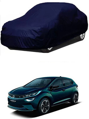Gromaa Car Cover For Tata Altroz EV (Without Mirror Pockets)(Blue)