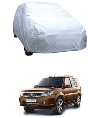 Gromaa Car Cover For Tata Safari Storme (Without Mirror Pockets)(Silver)