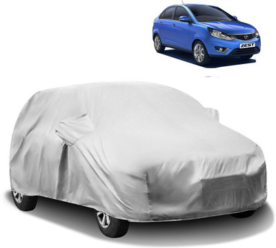 CARNEST Car Cover For Tata Zest (With Mirror Pockets)(Silver)