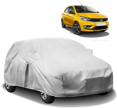 AutoRetail Car Cover For Tata Tigor (With Mirror Pockets)(Silver)
