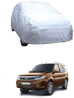 Gromaa Car Cover For Tata Safari Storme (Without Mirror Pockets)(Silver)