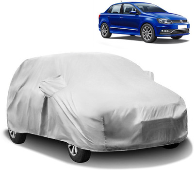 HMS Car Cover For Volkswagen Ameo (With Mirror Pockets)(Silver)