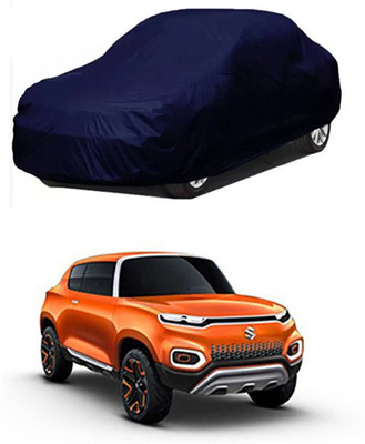 Gromaa Car Cover For Maruti Suzuki Universal For Car (Without Mirror Pockets)(Blue)