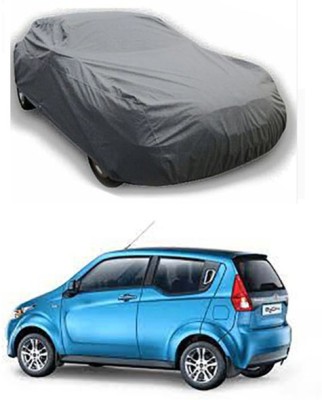 Wild Panther Car Cover For Mahindra e20 (Without Mirror Pockets)(Grey)