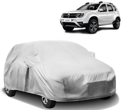AutoRetail Car Cover For Renault Duster (With Mirror Pockets)(Silver)