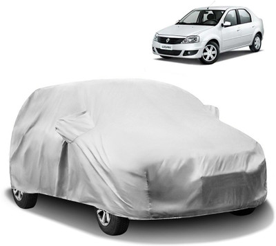 AutoRetail Car Cover For Renault Logan (With Mirror Pockets)(Silver)