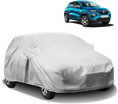 HMS Car Cover For Renault Kwid (With Mirror Pockets)(Silver)