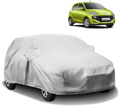 HMS Car Cover For Hyundai Santro (With Mirror Pockets)(Silver)