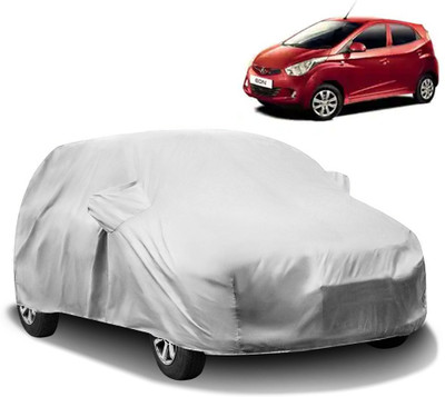 AutoRetail Car Cover For Hyundai Eon (With Mirror Pockets)(Silver)