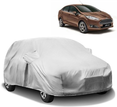 AutoRetail Car Cover For Ford Fiesta (With Mirror Pockets)(Silver)