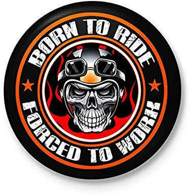 INDIAN RACER Sticker & Decal for Car & Bike(Multicolor)