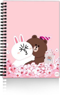 DI-KRAFT Handmade A5 Diary Unruled 160 Pages(Pink)
