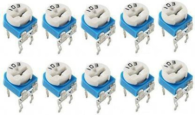 Cam cart 10K(103) ,10PCS,DIP,SINGLE TURN,PRESET,POTENTIOMETER Variable Resistor Electronic Components Electronic Hobby Kit