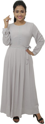 rayie collection Flared/A-line Gown(Grey)