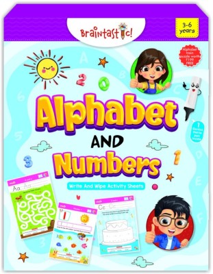 Braintastic Alphabet&numbers3-6yrs(Multicolor)