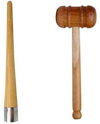 kirara Cricket Bat Grip Cone & Knocking Hammer Bat Mallet Wooden Bat Mallet