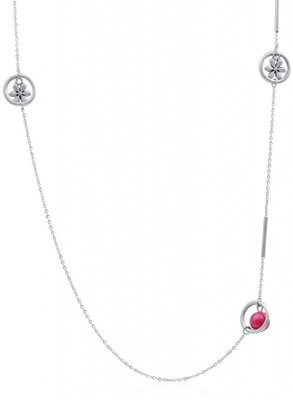 40% OFF on TRENDY BAUBLES Rhodium Plated Metal Necklace 40% OFF on TRENDY BAUBLES Rhodium Plated Metal Necklace