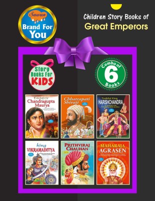 Children Story Books Of Great Emperors Complete Combo | Set 6 Story Books(Paperback, Sawan)