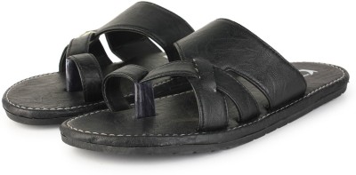 KANEGGYE Men Sandals(Black , 9)