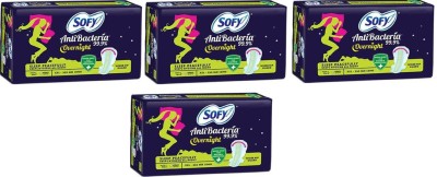 SOFY Antibacteria Overnight XXL Sanitary Pad +20+20+20+20 Sanitary Pad(Pack of 4)