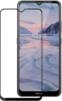 DSCASE Edge To Edge Tempered Glass for Nokia 2.4(Pack of 1)