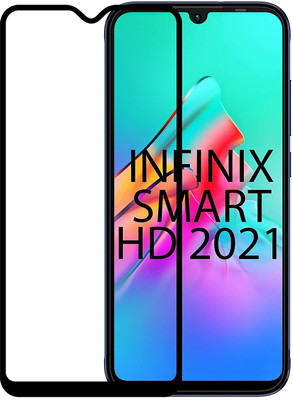 BRENZZ Edge To Edge Tempered Glass for Infinix Smart HD 2021(Pack of 1)