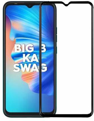 Hyper Edge To Edge Tempered Glass for Tecno Spark 6 Go(Pack of 1)
