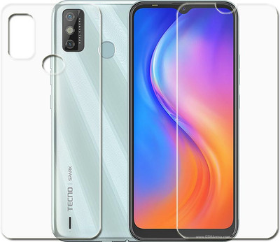 tombik Front and Back Screen Guard for TECNO SPARK 6 GO(Pack of 2)