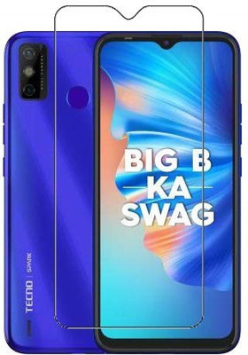 BRENZZ Tempered Glass Guard for Tecno Spark 6 Go(Pack of 1)