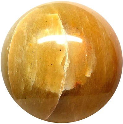 AIR9999 Natural Yellow Aventurine 50 mm Ball Sphere for Reiki Healing and Chakra Healing Decorative Showpiece  -  5 cm(Crystal, Yellow)