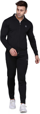 Praume Solid Men Track Suit