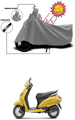 Gromaa Two Wheeler Cover for Honda(Grey)