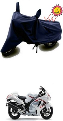 Gromaa Two Wheeler Cover for Suzuki(Blue)