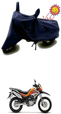 Gromaa Two Wheeler Cover for Hero(Impulse, Blue)