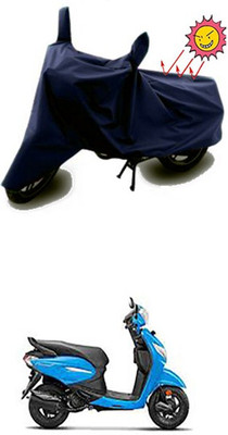 Gromaa Two Wheeler Cover for Hero(Blue)