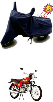 Gromaa Two Wheeler Cover for Hero(Blue)