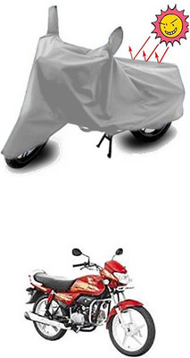 Wild Panther Two Wheeler Cover for Hero(HF, Silver)