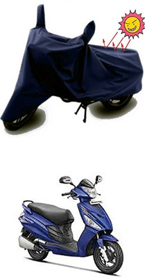 Gromaa Two Wheeler Cover for Hero(Blue)
