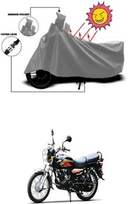 Gromaa Two Wheeler Cover for TVS(Max, Grey)