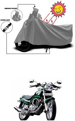 Gromaa Two Wheeler Cover for TVS(Grey)