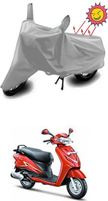 Wild Panther Two Wheeler Cover for Hero(Duet, Silver)