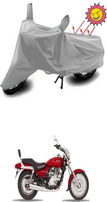 Gromaa Two Wheeler Cover for Bajaj(Enticer, Silver)