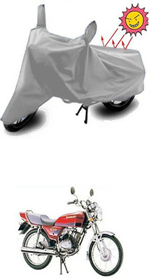 Gromaa Two Wheeler Cover for Bajaj(Silver)