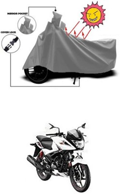 Wild Panther Two Wheeler Cover for Hero(Grey)