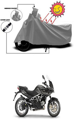 Gromaa Two Wheeler Cover for Aprilia(Grey)