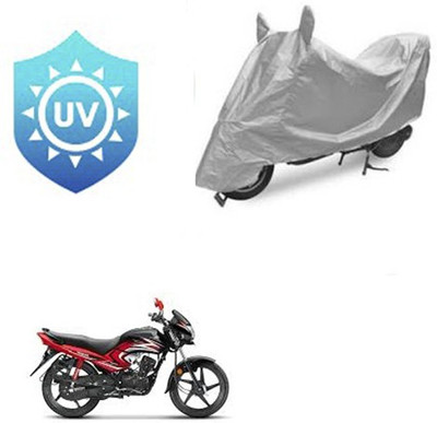 RPSENTTERPR Waterproof Two Wheeler Cover for Honda(Dream Yuga, Silver)