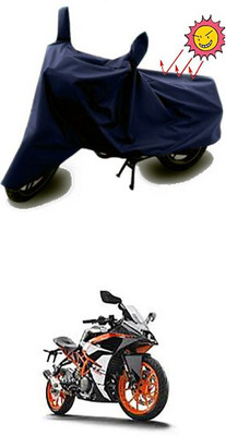 Gromaa Two Wheeler Cover for Kawasaki(RC 390, Blue)