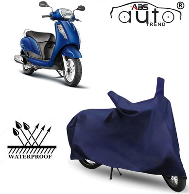 ABS AUTO TREND Waterproof Two Wheeler Cover for Suzuki(Access SE, Blue)